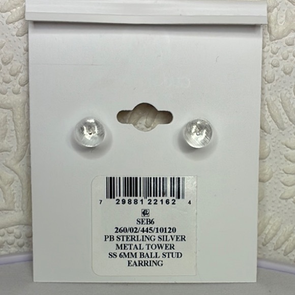 Giani Bernini Silver Ball Stud Earrings - Picture 2 of 2